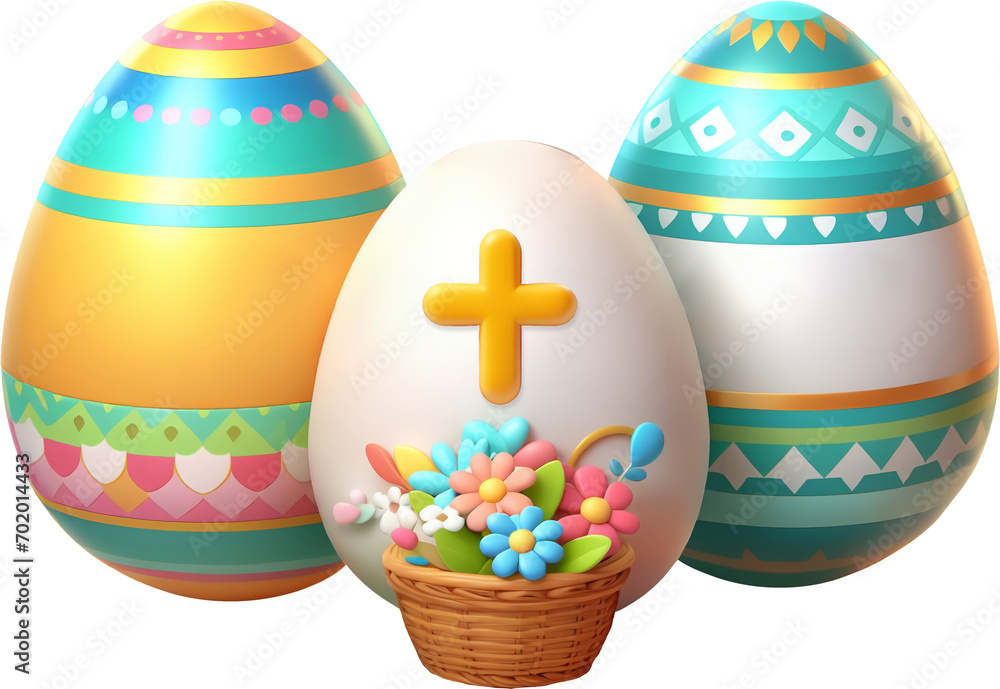 Fototapeta premium easter eggs