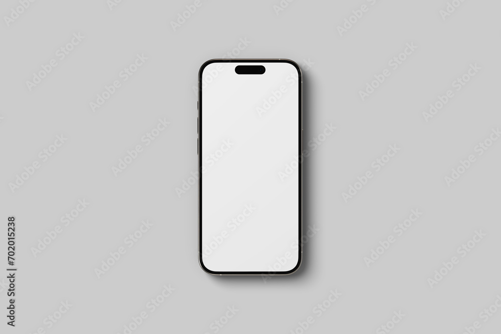 Realistic smartphone presentation blank mockup Realistic smartphone presentation blank mockup