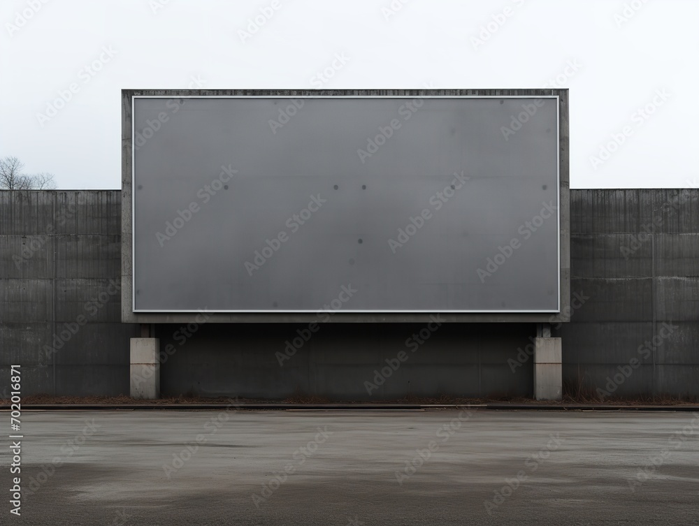 Obraz premium Outdoor Billboard Advertising Mockup - AI Generated