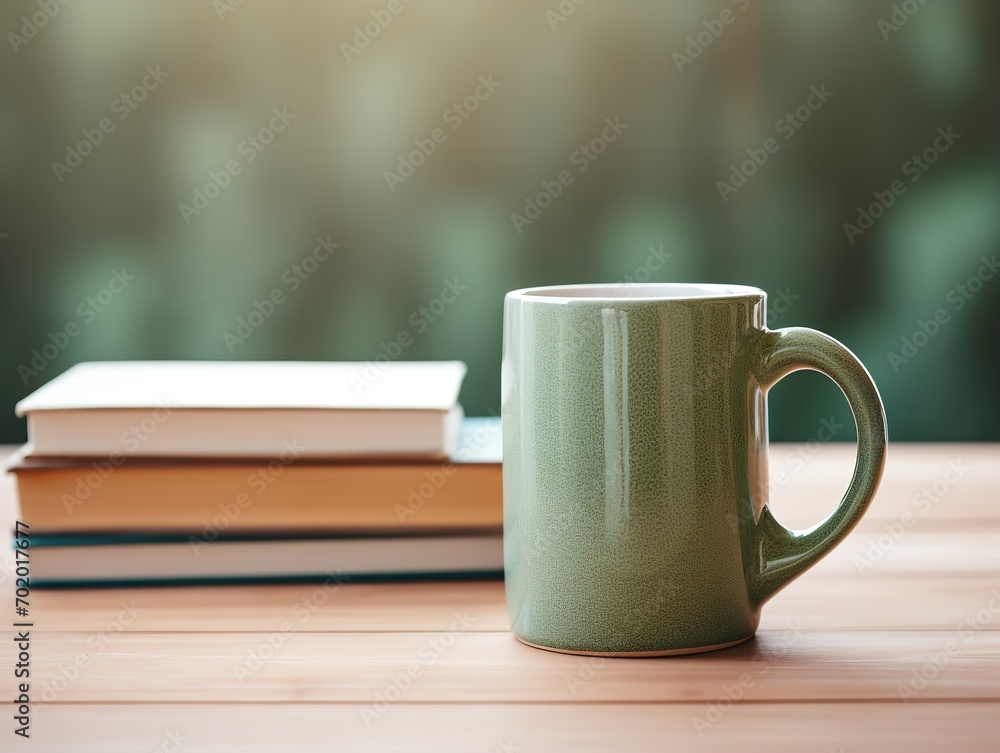 Stylish Ceramic Mug Mockup for Branding - AI Generated Stylish Ceramic Mug Mockup for Branding - AI Generated