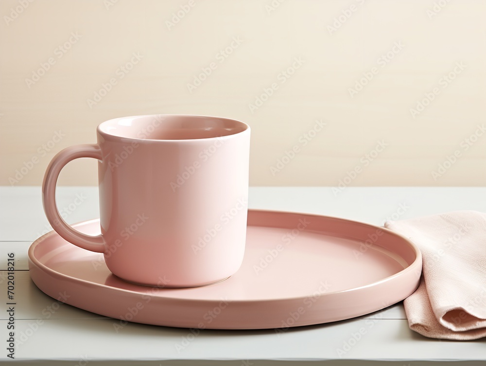 Stylish Ceramic Mug Mockup for Branding - AI Generated Stylish Ceramic Mug Mockup for Branding - AI Generated