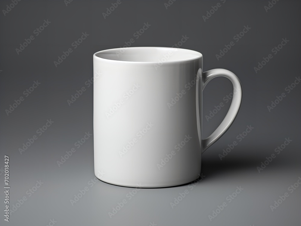 Fototapeta premium Stylish Ceramic Mug Mockup for Branding - AI Generated