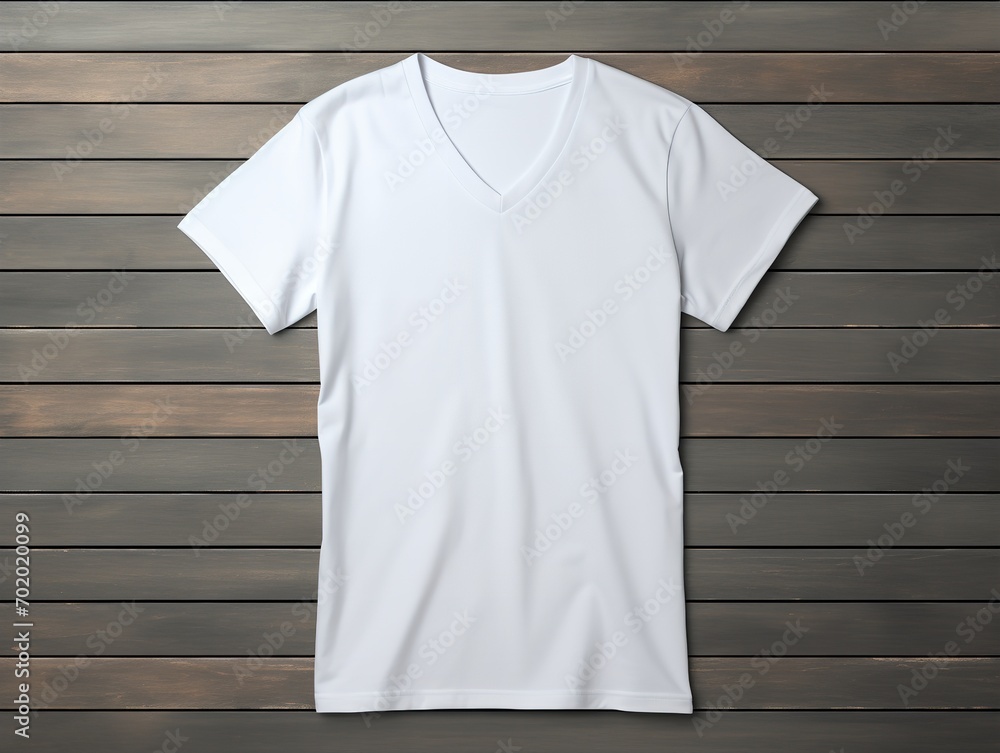 Trendy T-Shirt Design Mockup for Apparel - AI Generated Trendy T-Shirt Design Mockup for Apparel - AI Generated