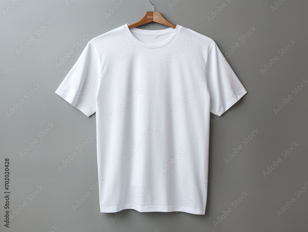 Trendy T-Shirt Design Mockup for Apparel - AI Generated Trendy T-Shirt Design Mockup for Apparel - AI Generated