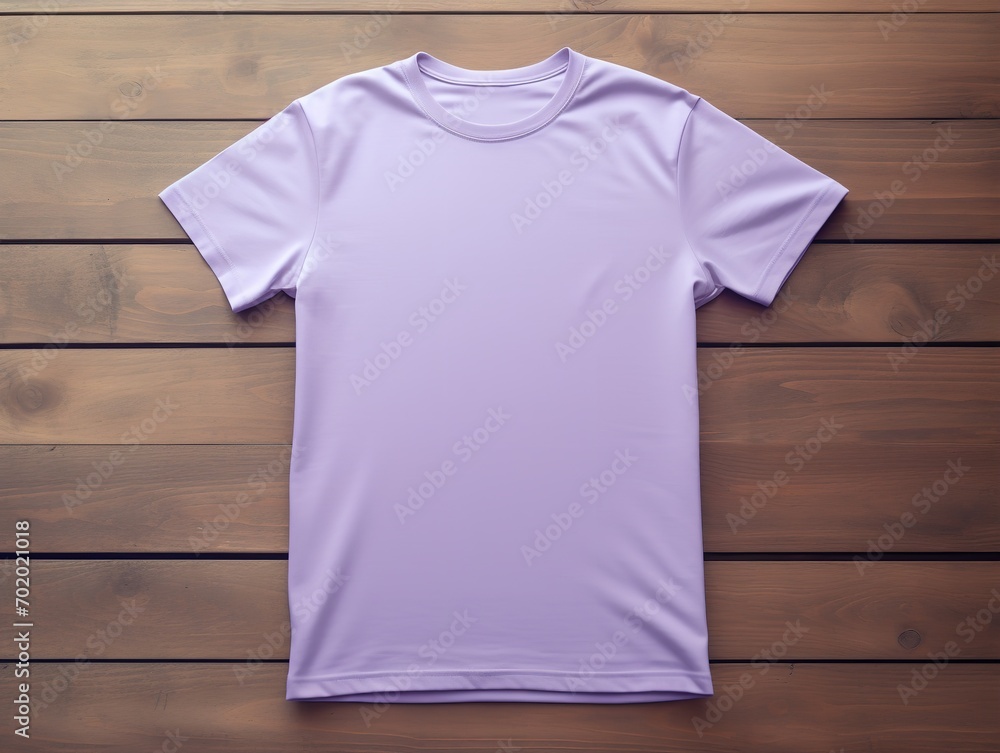 Trendy T-Shirt Design Mockup for Apparel - AI Generated Trendy T-Shirt Design Mockup for Apparel - AI Generated
