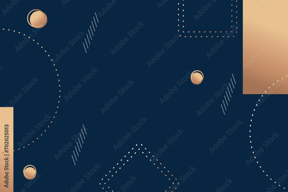 A modern and stylish copper geometric pattern set against a vibrant ...