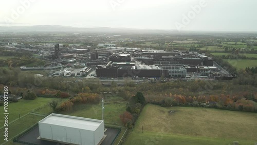 Massive manufacturing plant of intel microprocessors at Leixlip town Ireland photo