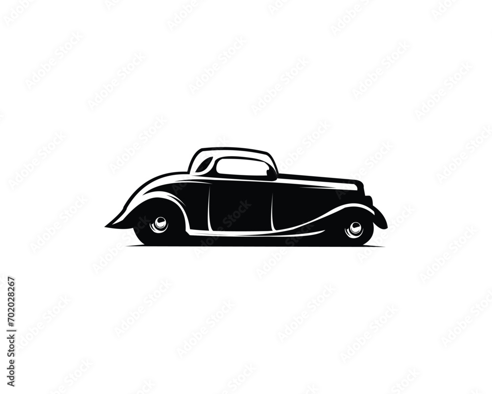 Ford caupe car logo - vector illustration, emblem design on white background