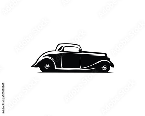 Ford caupe car logo - vector illustration  emblem design on white background