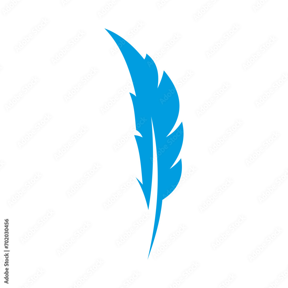 Feather Vector Logo Design Template Feather Vector Logo Design Template