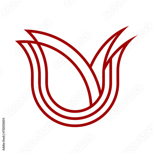 Free Download Rose Vector Logo Design Template - GFXLoad