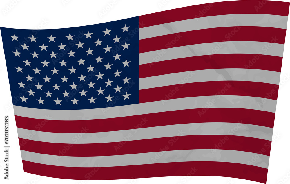 United States flag crumpled. USA grunge United States flag crumpled. USA grunge