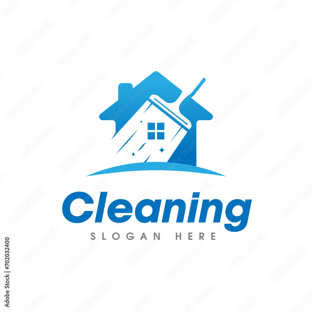 House Cleaning Service Business Logo Symbol Icon Design Template House Cleaning Service Business Logo Symbol Icon Design Template