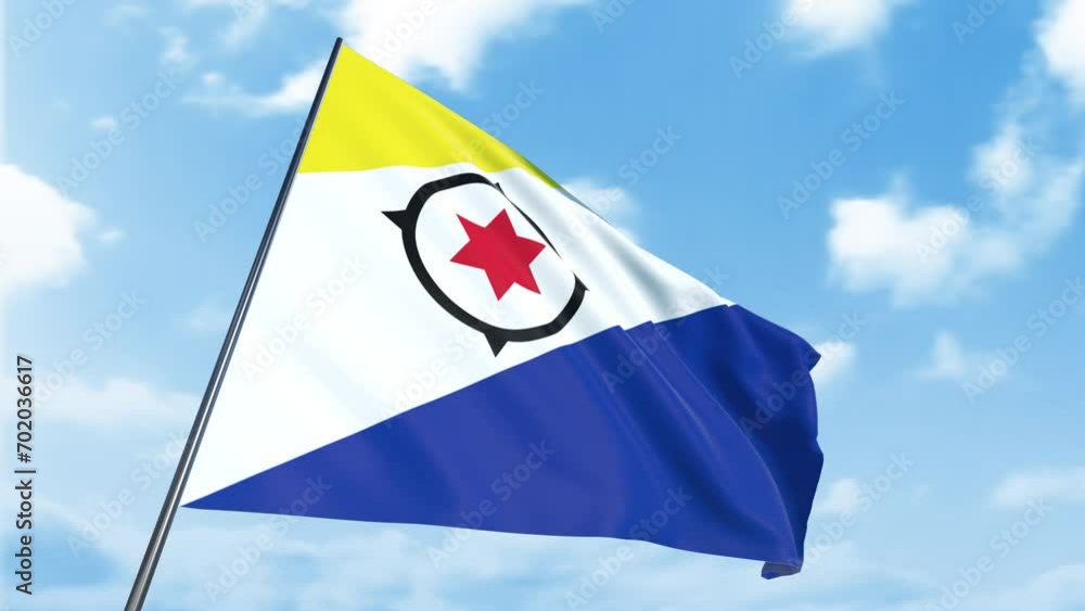 Vidéo Stock ボネール・シント・ユースタティウスの国旗 Adobe Stock