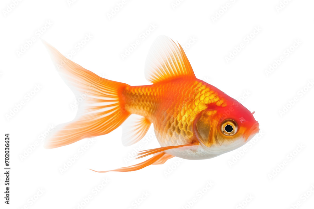 Beautiful goldfish Isolated on transparent background. PNG file. Beautiful goldfish Isolated on transparent background. PNG file.