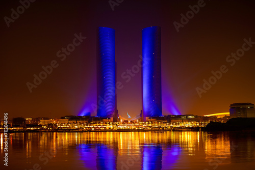 Canvas Print Lusail Plaza 4 tower