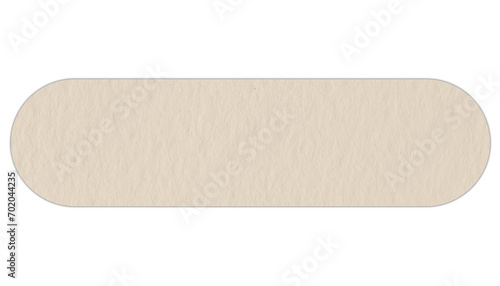 blank Kraft paper sticky note digital planner sticker memo paper sheets notepad Minimalist and earth tone style