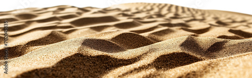 Sand isolated on transparent background. PNG