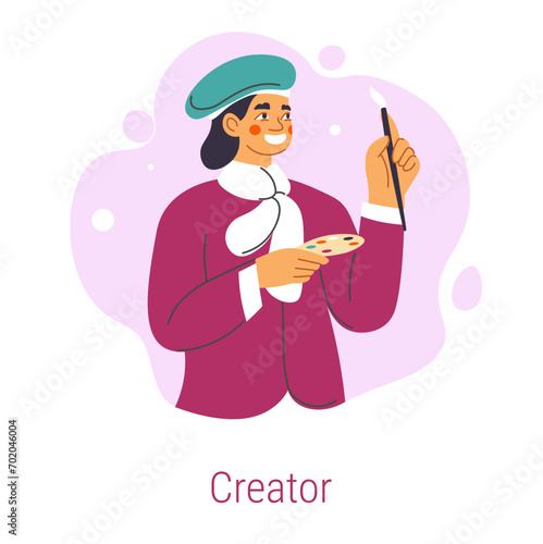 Jungian archetype of creator, artist personage