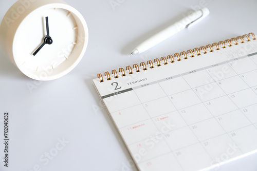 Wallpaper Mural 2月のカレンダー　スケジュールイメージ Torontodigital.ca