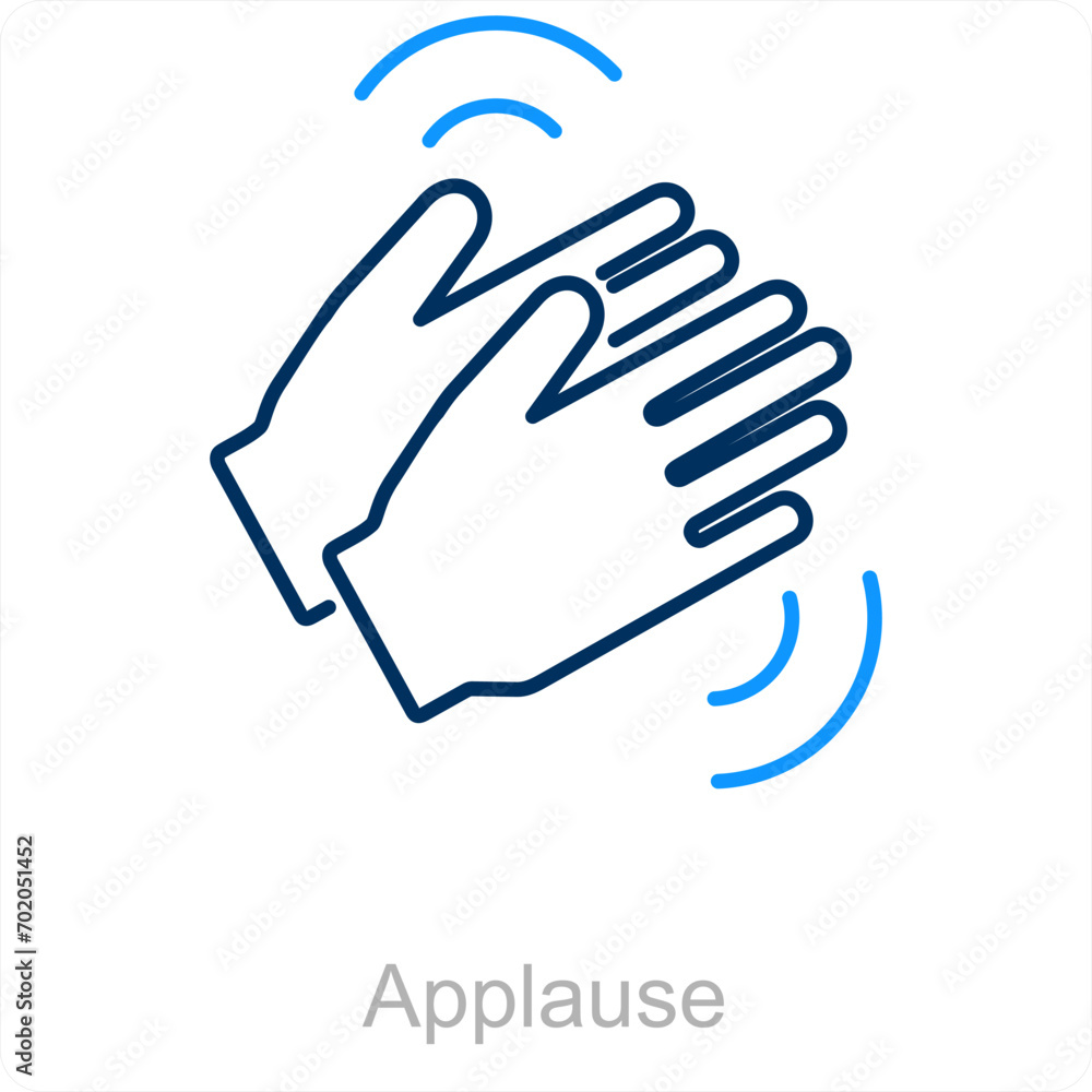 Obraz premium Applause and clap icon concept