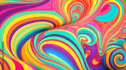 abstract colorful background with circles