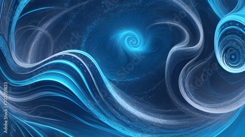 abstract blue background with waves © Lakshan Dananjaya