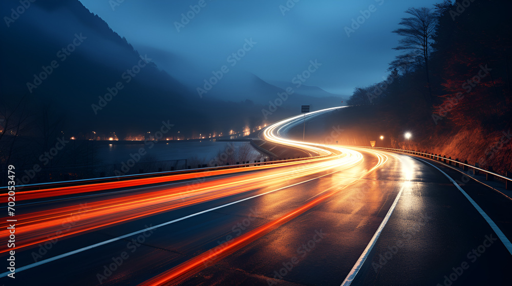long exposure of vehicles passing on the road, realistic, ultra HD, detailed, 8k --ar 16:9 --stylize 250 --v 5.2 long exposure of vehicles passing on the road, realistic, ultra HD, detailed, 8k --ar 16:9 --stylize 250 --v 5.2