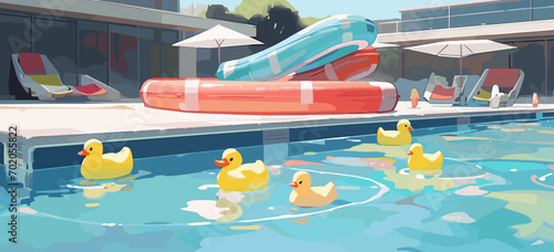 pool in the pool