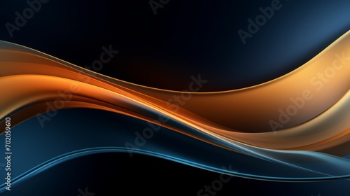 Abstract shiny gold and blue wave design backgrounds, elegant and modern background element