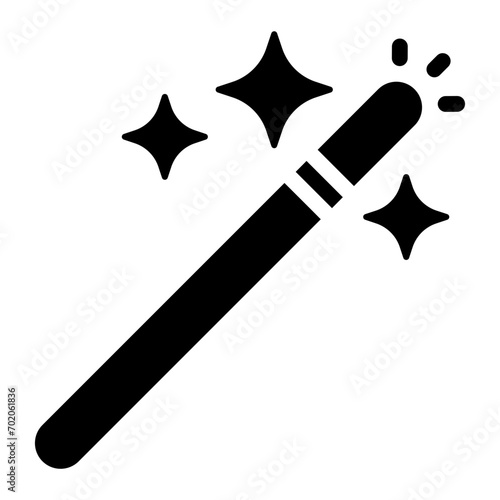 magic wand Solid icon