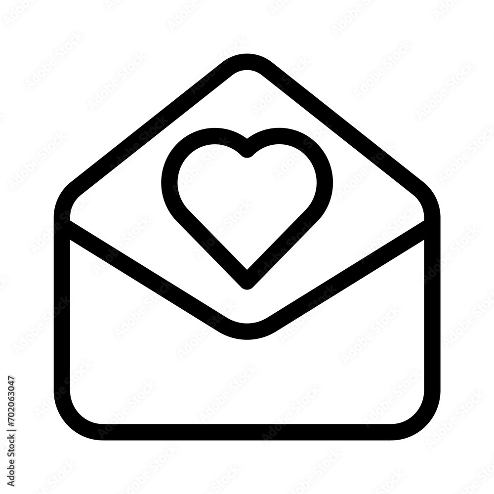 Fototapeta premium Envelope icon PNG