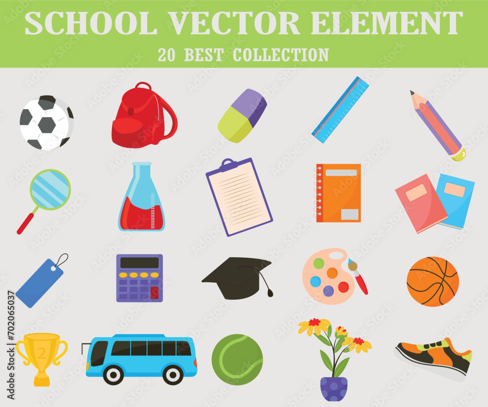 The Best School Vector New Element