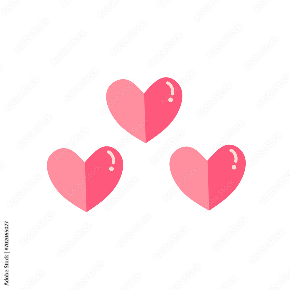 Heart love icon rating 