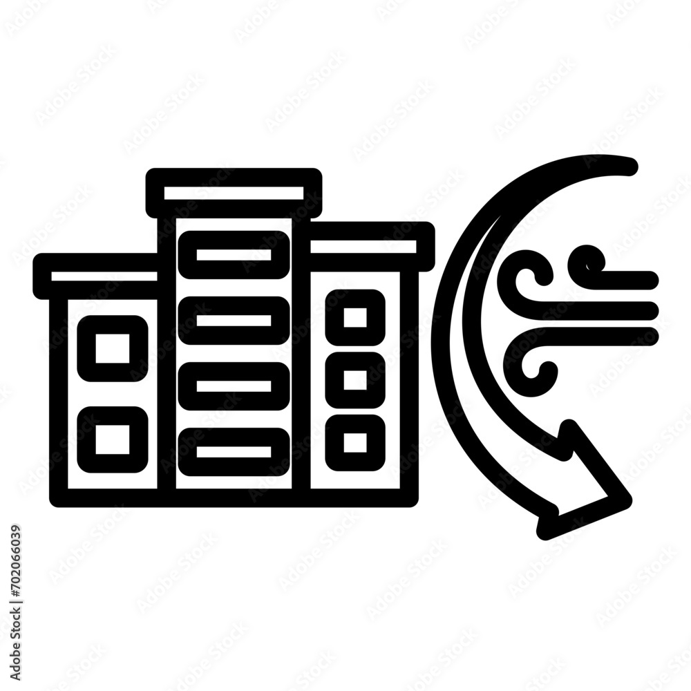 Fototapeta premium Windproof Icon