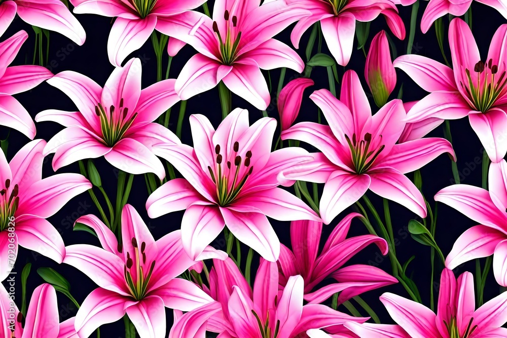 pink lily flower pink lily flower