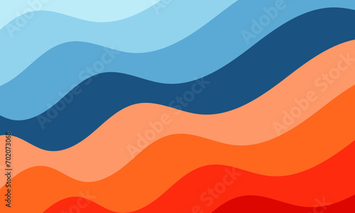 pastel colorful wave pattern background