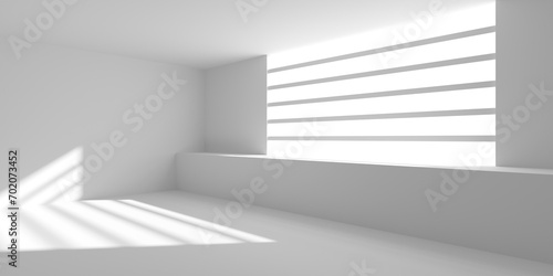 Empty Room. Abstract Futuristic Interior © VERSUSstudio