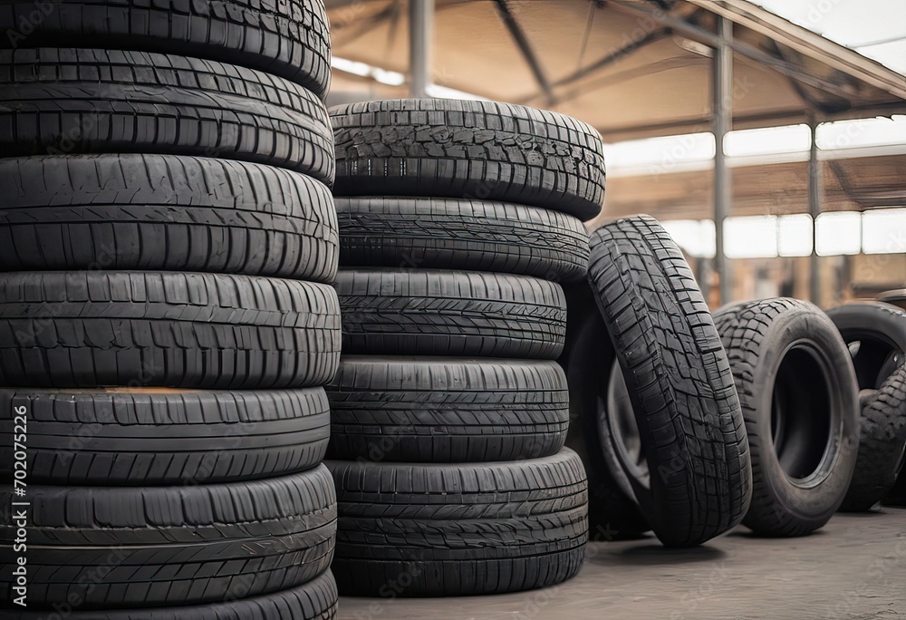 Tires. Old wheels. Tires in a landfill. Rubber Wheels. Tires. Old wheels. Tires in a landfill. Rubber Wheels.