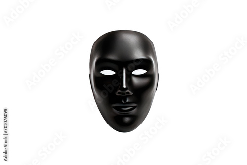 Fashionable Black Mask Design for Daily Wear Isolated on Transparent Background