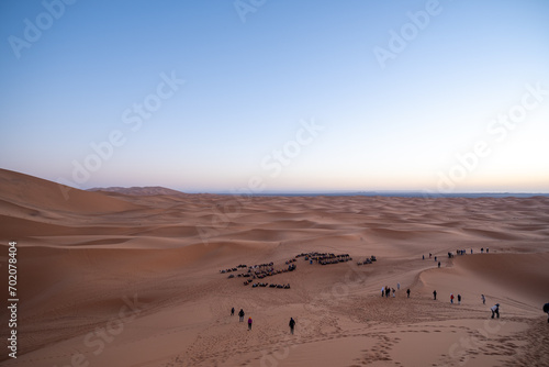 
Merzogua desert landscape in Morocco