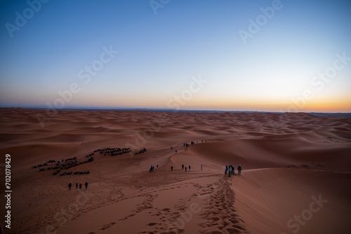 
Merzogua desert landscape in Morocco