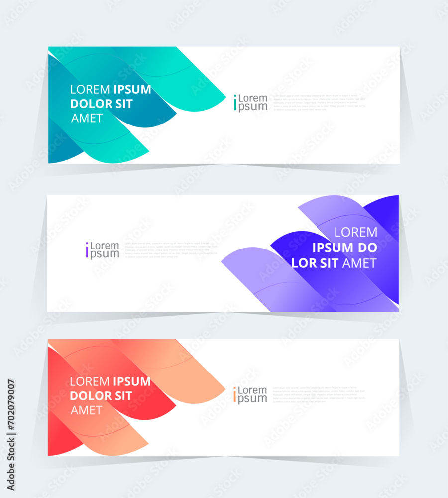 Geometric banner design with Vector presentation template. Geometric banner design with Vector presentation template.