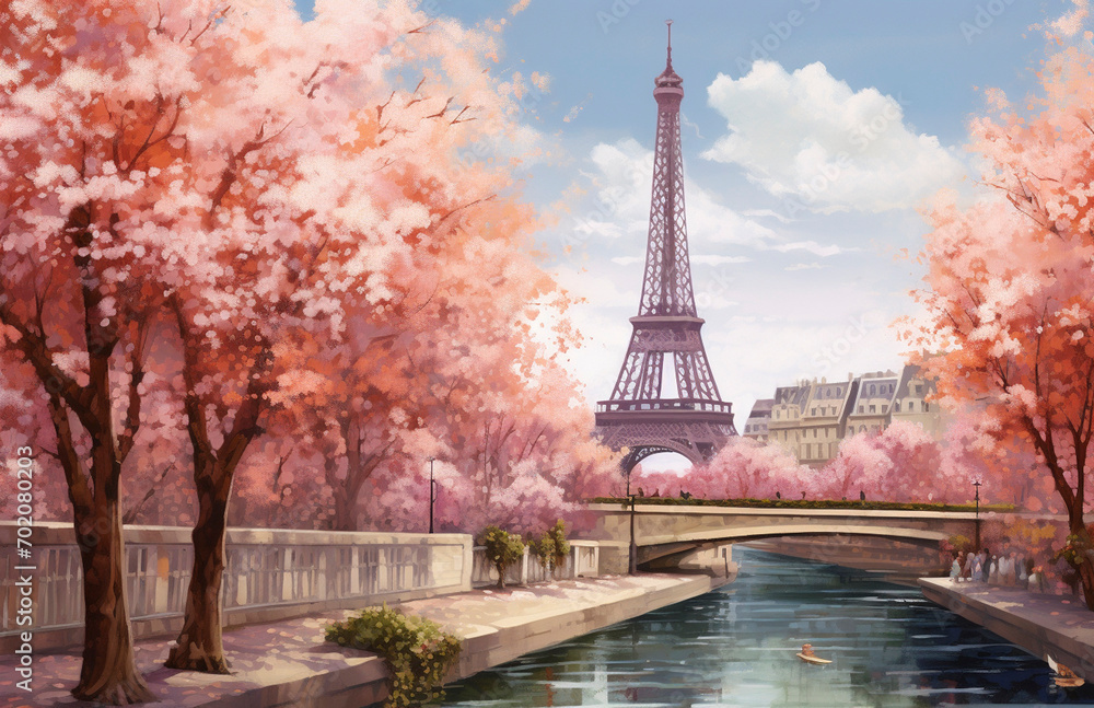 Fototapeta premium Springtime in Paris 