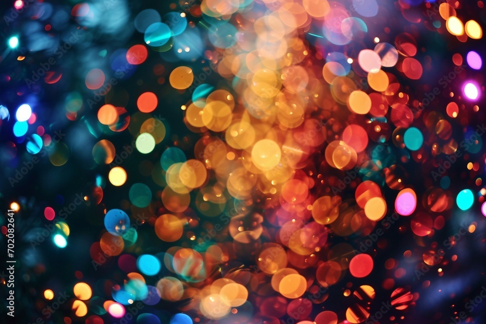 a blurry image of colorful lights