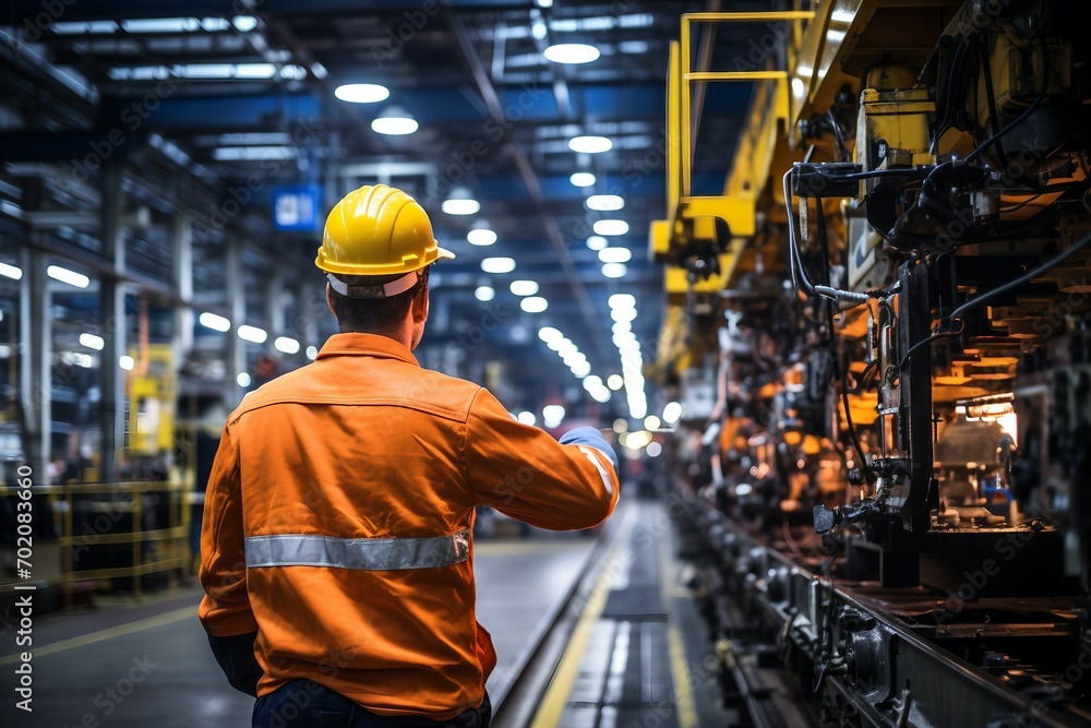 a man wearing a hard hat and orange jacket a man wearing a hard hat and orange jacket