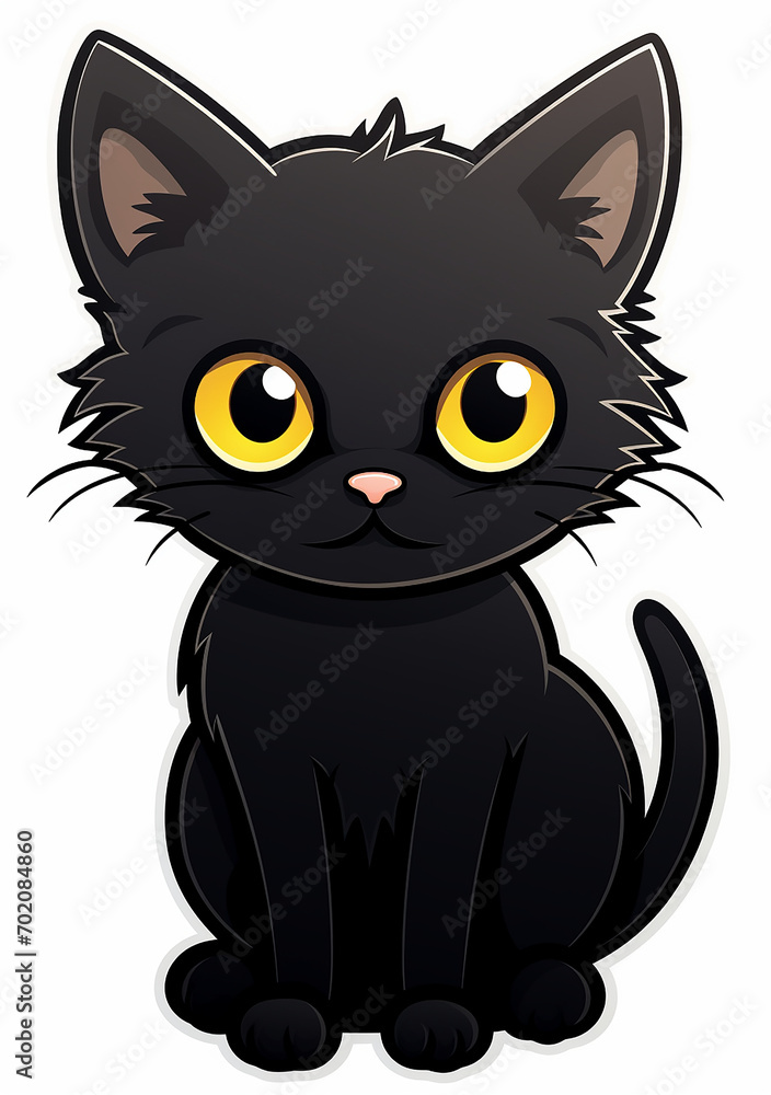 fantasy black feline
