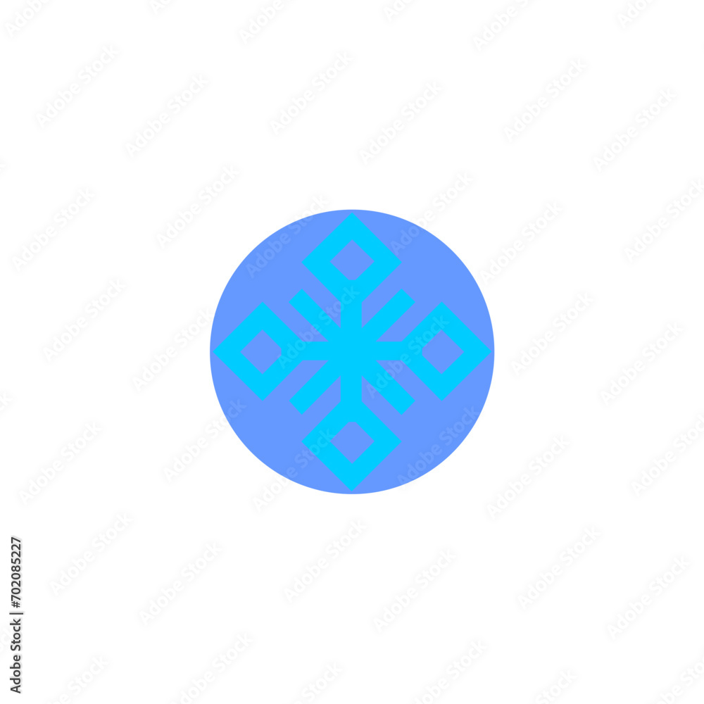 snow flake with circle background background snow flake with circle background background