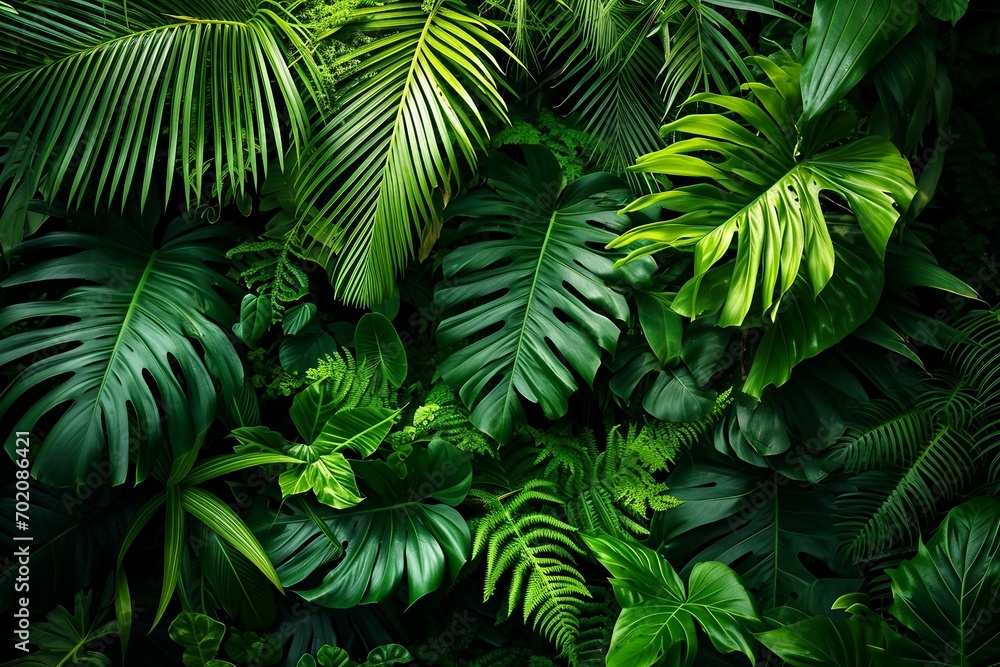 a group of green leaves a group of green leaves