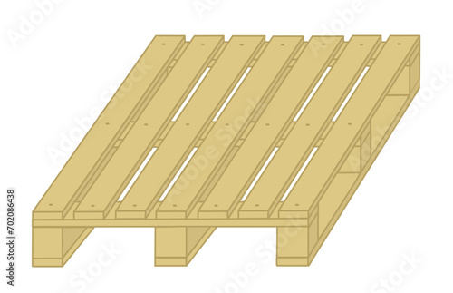 Wooden pallet - Works construction, DIY, industry, logistics, woodwork and joinery
